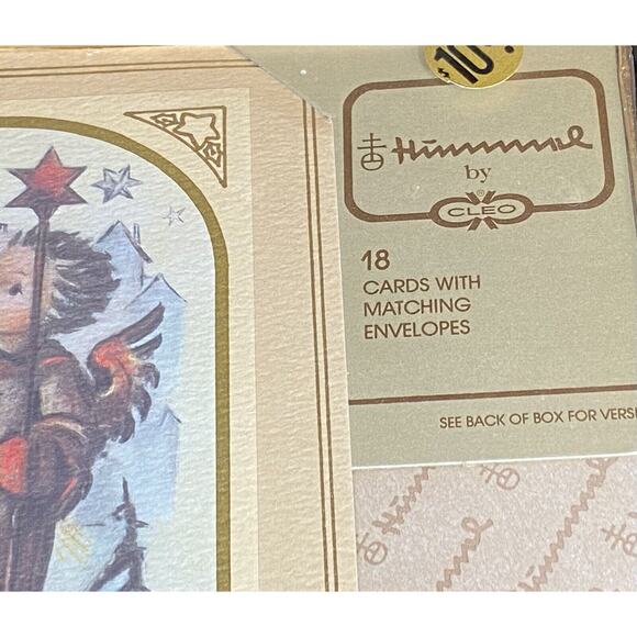 Vintage Hallmark 80s Hummel Retro Christmas Sealed Nostalgic Cards & Envelopes - Picture 3 of 7